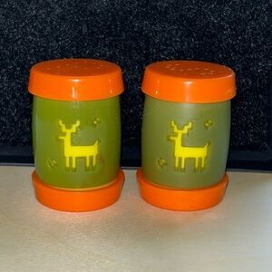 Plastic St Labre Indian School Salt and Pepper Shakers